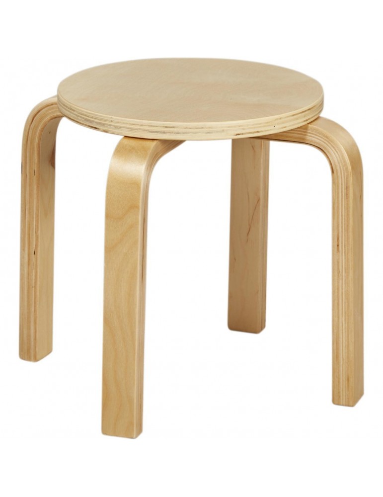 Tabouret enfant tuli bois naturel 41302NA