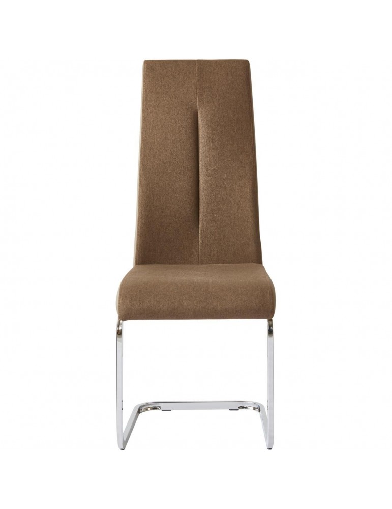 Lot de 4 chaises rinery taupe 48610TA