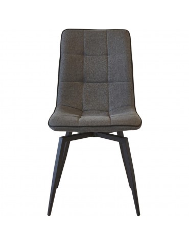 Lot de 4 chaises design geoffrey gris 50325GA