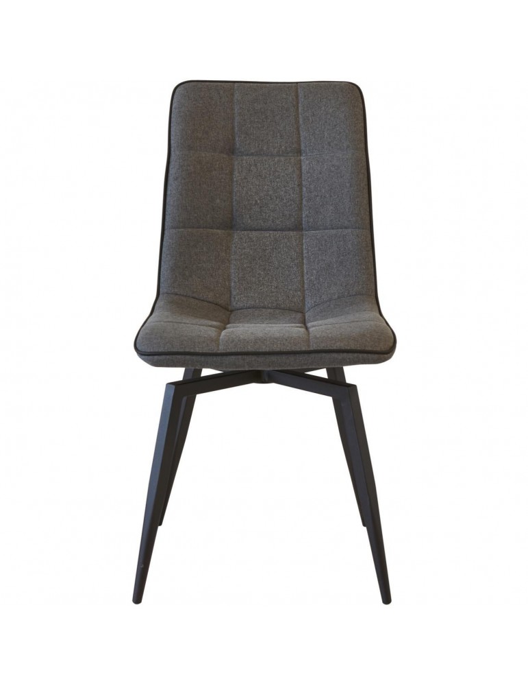 Lot de 4 chaises design geoffrey gris 50325GA