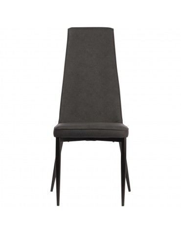 Lot de 4 chaises elegantes loa gris 52866GR