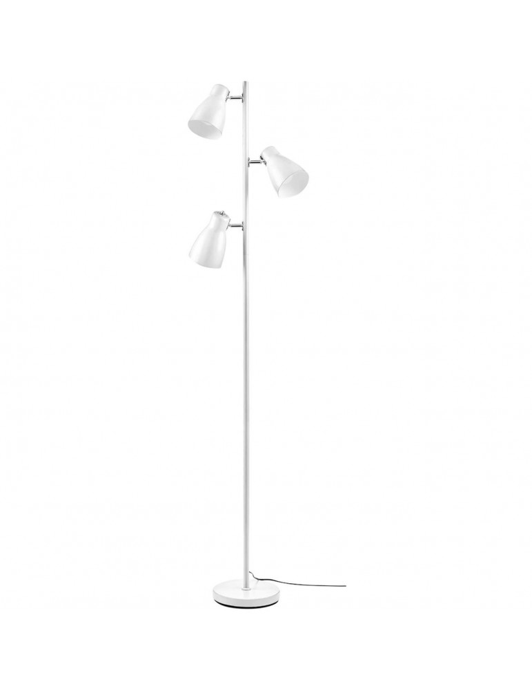 lampadaire à trois têtes rhye blanc 26653BL