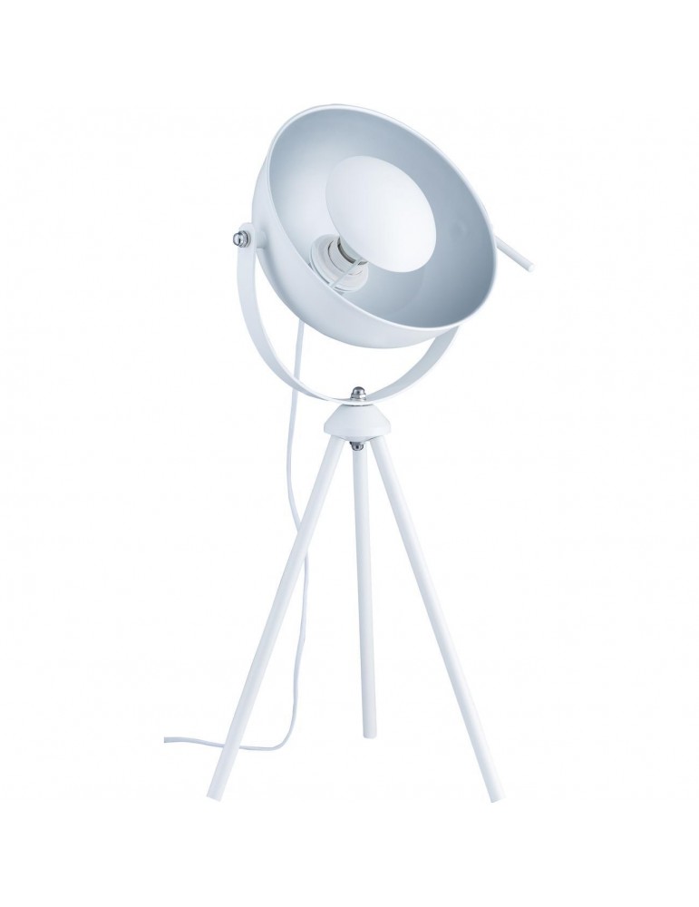 lampe trépied moderne et design chicago blanc 26631BL