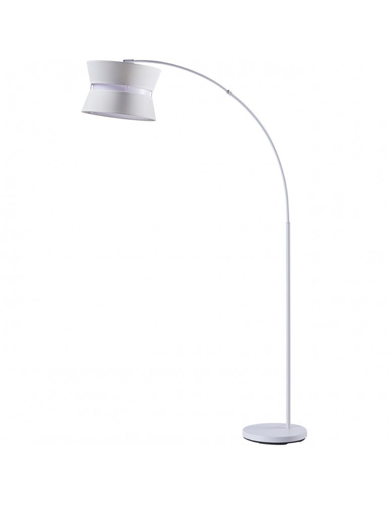 lampadaire arc moritz blanc 26611BL