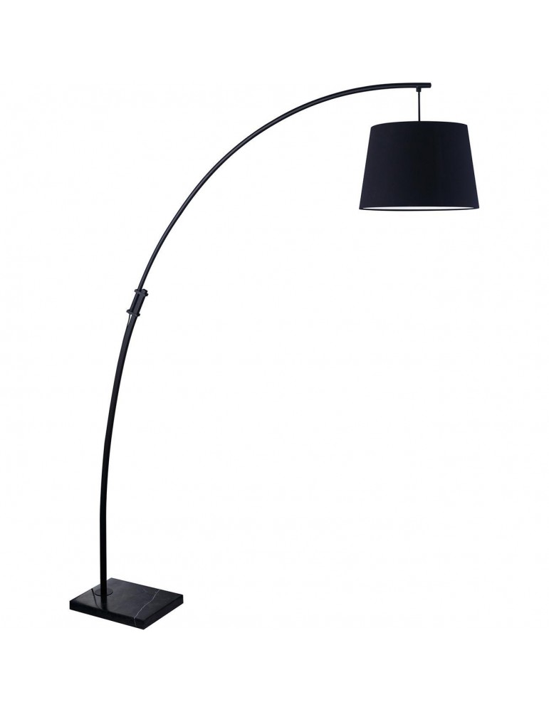 lampadaire arc base en marbre patrizia noir 26612NO