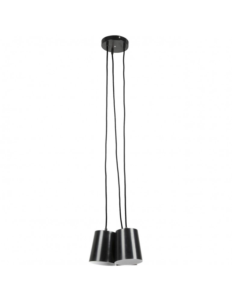 suspension moderne huron noir 26213NO