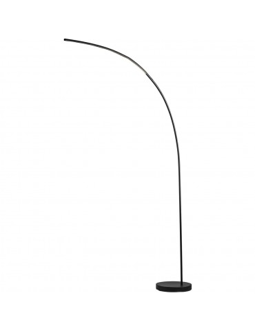 lampadaire en metal led novak noir 26238NO