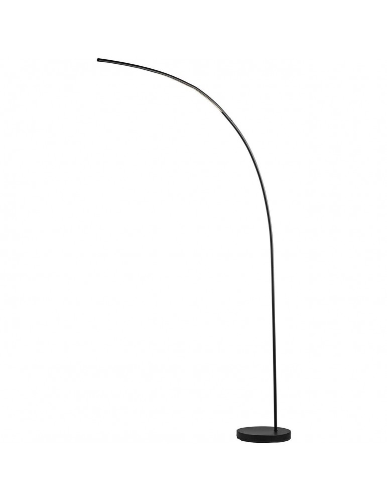 lampadaire en metal led novak noir 26238NO