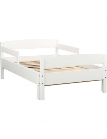 Lit évolutif enfant avec sommier fircroft blanc 33480BL