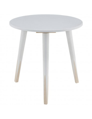 Table appoint scandinave grenadine blanc 13500BL