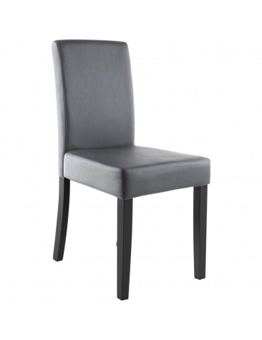 Lots de 2 chaises de sejour elmswell gris 55239GR