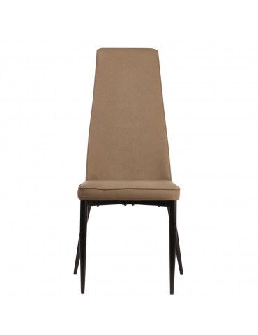 Lot de 4 chaises elegantes loa taupe 52866TA