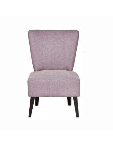 Fauteuil bas tissu cage lila 38503VI