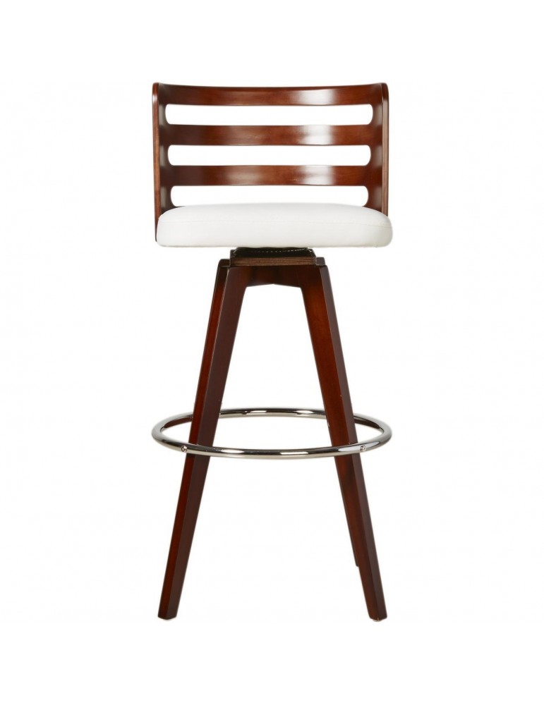 Tabouret de bar avery blanc 35303BL