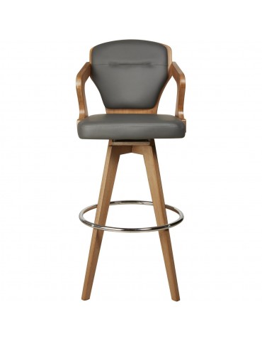 Tabouret de bar edelweiss gris 35304GA