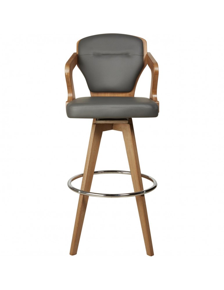 Tabouret de bar edelweiss gris 35304GA