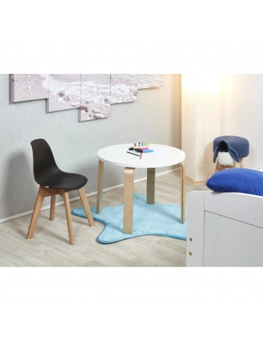 Chaise enfant scandinave aphra noir 16186NO