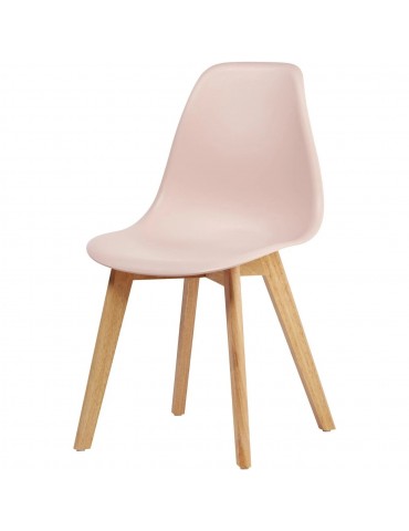 Lot de 4 chaises scandinaves liana rose 16150RE