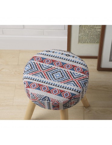 Pouf paco mexicain bleu 13808M2