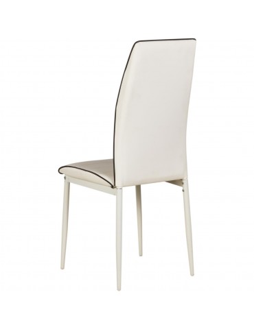 Chaise design duncan blanc 11431BL