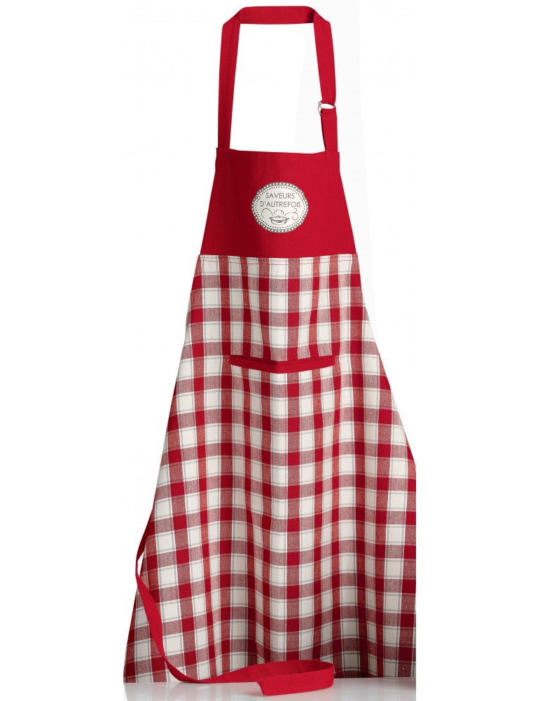 Tablier de cuisine Saveurs d'autrefois Rouge 72 x 85 8525030000Winkler Tablier de cuisine Saveurs d'autrefois Rouge 72 x 85 8525030000Winkler