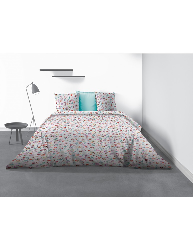 Parure de lit 2 personnes Liberty avec housse de couette et taies d'oreiller Imprimé 240 x 260 8358000503Les Ateliers du Linge Parure de lit 2 personnes Liberty avec housse de couette et taies d'oreiller Imprimé 240 x 260 8358000503Les Ateliers du Linge