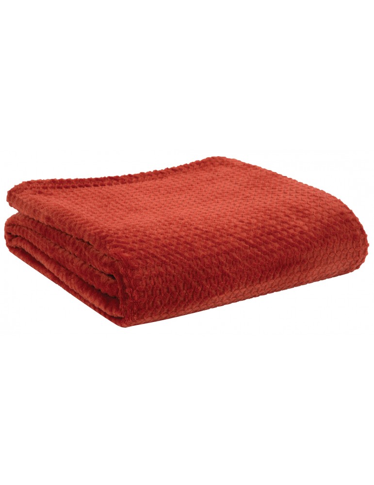 Plaid Gaufrette Terracotta 130 x 160 8331088000Les Ateliers du Linge Plaid Gaufrette Terracotta 130 x 160 8331088000Les Ateliers du Linge