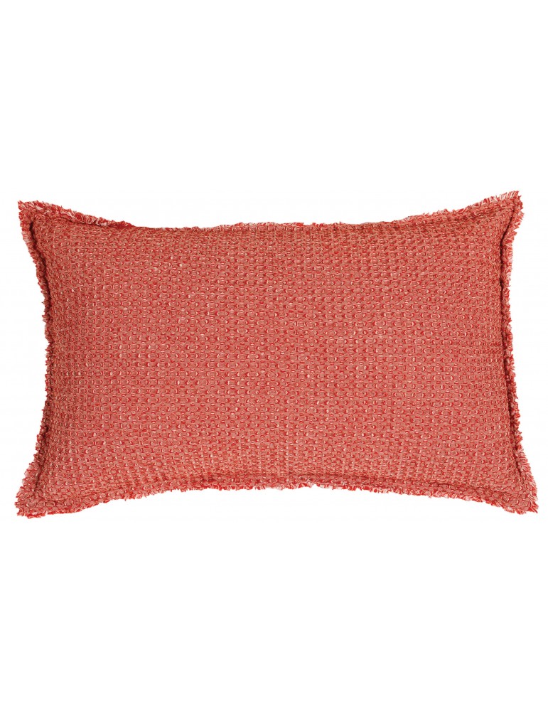 Coussin stonewashed Maia Chambray Rooibos 30 x 50 2352036000Vivaraise Coussin stonewashed Maia Chambray Rooibos 30 x 50 2352036000Vivaraise