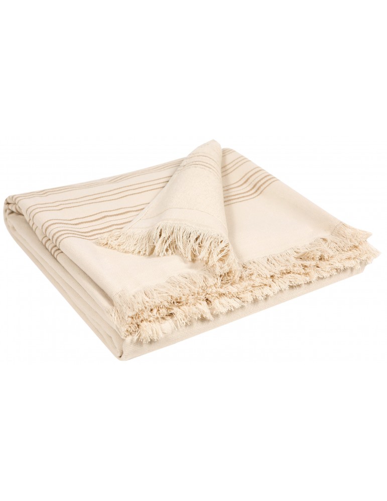 Drap de douche Cancun Lin 70 x 140 2361417000Vivaraise Drap de douche Cancun Lin 70 x 140 2361417000Vivaraise