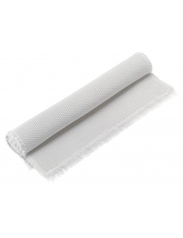 Tapis de bain uni Elly Neige 54 x 110 2368810000Vivaraise