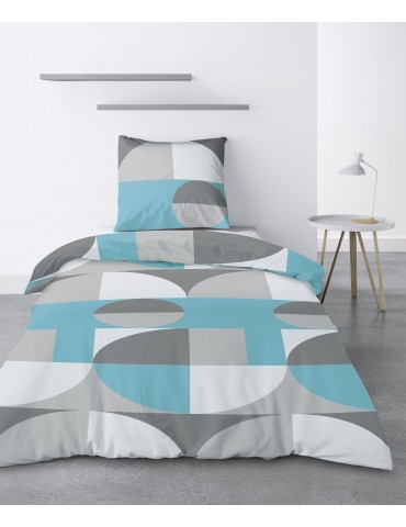 couette imprimé 1 personne