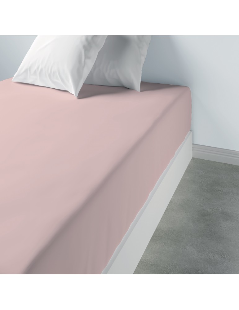 Drap housse uni Coton bonnet 35 cm Blush 180 x 200 x 35 4570031501Les Ateliers du Linge Drap housse uni Coton bonnet 35 cm Blush 180 x 200 x 35 4570031501Les Ateliers du Linge