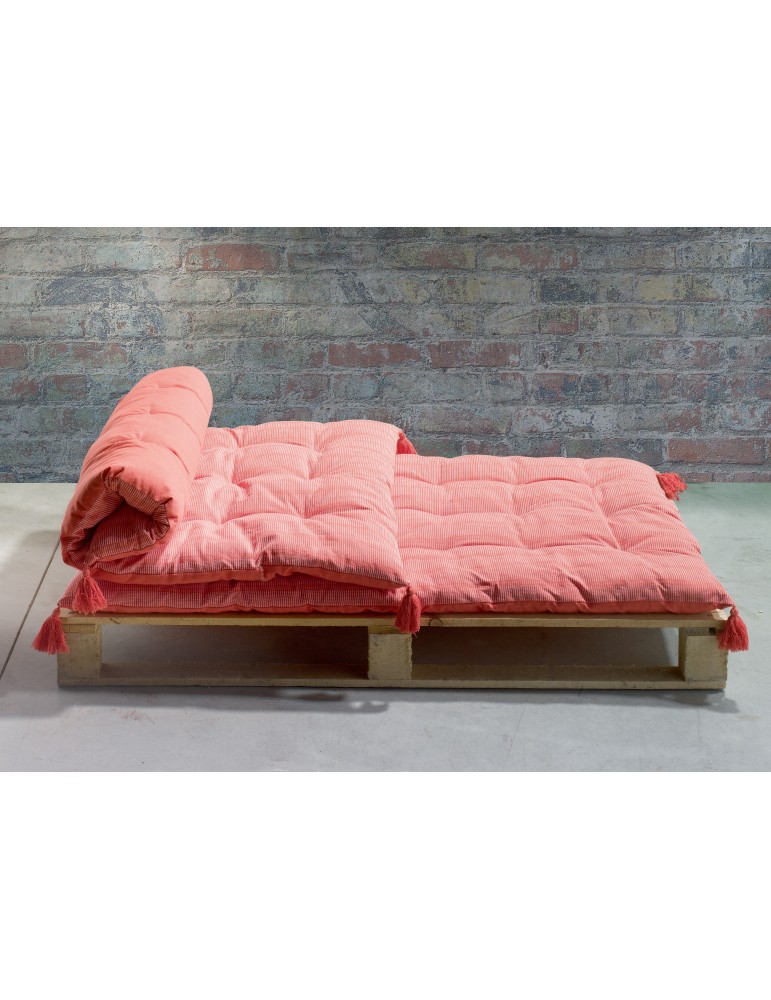 Matelas palette Pika Coquelicot 80 x 120 x 5 2107035000Les Ateliers du Linge Matelas palette Pika Coquelicot 80 x 120 x 5 2107035000Les Ateliers du Linge