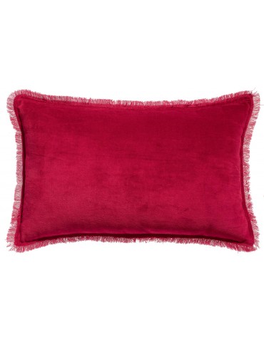 Coussin uni Fara Rubis 30 x 50 5019035000Vivaraise