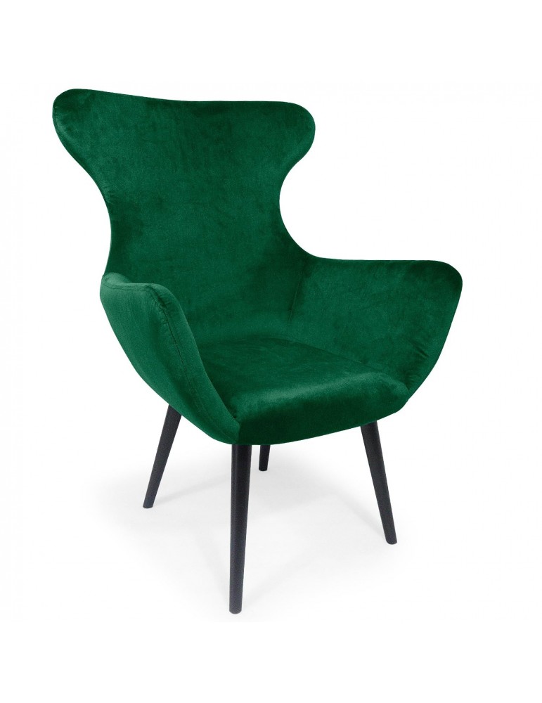 Fauteuil Geo Velours Vert lsr19279greenvelvet