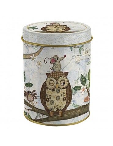 Boite métal Hibou amys BMRP04D02Kiub