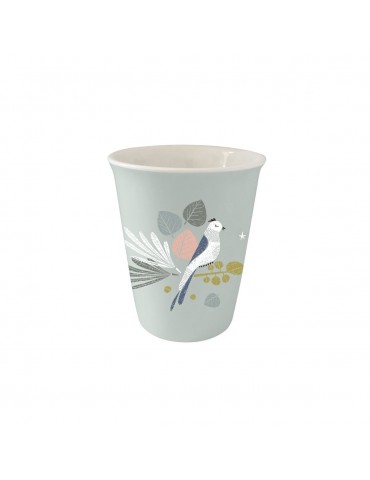 Set de 4 tasses a cafe en porcelaine poetique MUGP17Q01Kiub