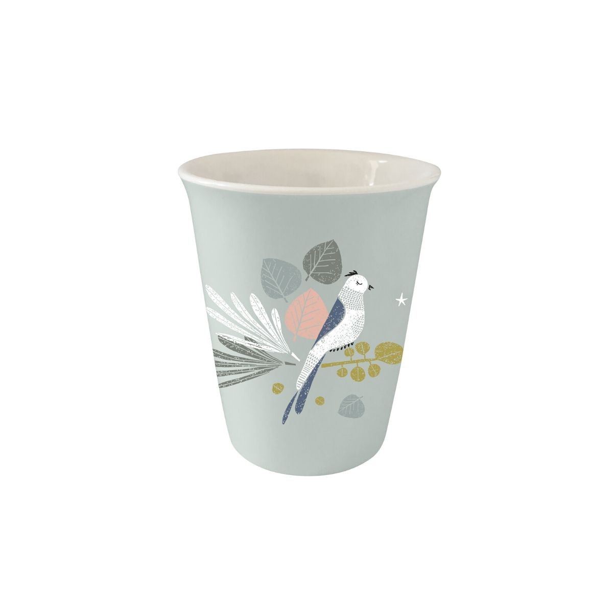Set De 4 Tasses à Café Mikasa Luxe Deco - Porcelaine Chine, Motif Géométrique Or, 380ml