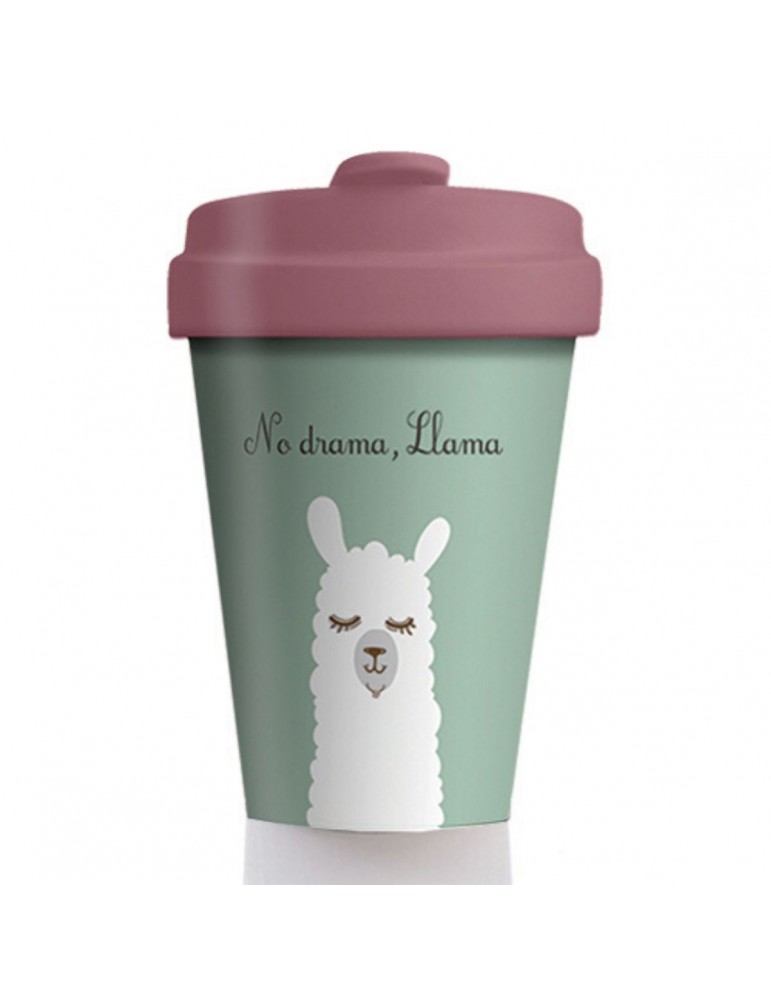 Mug de voyage chic mic lama 400 ml Bamboo Cup CMBCP268Kiub Mug de voyage chic mic lama 400 ml Bamboo Cup CMBCP268Kiub