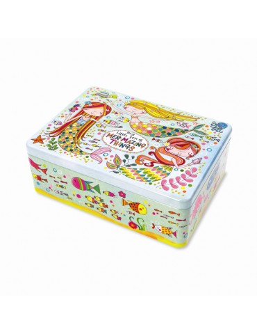 Boite de rangement rectangle métal sirene Rachel Ellen REFLITIN01Kiub