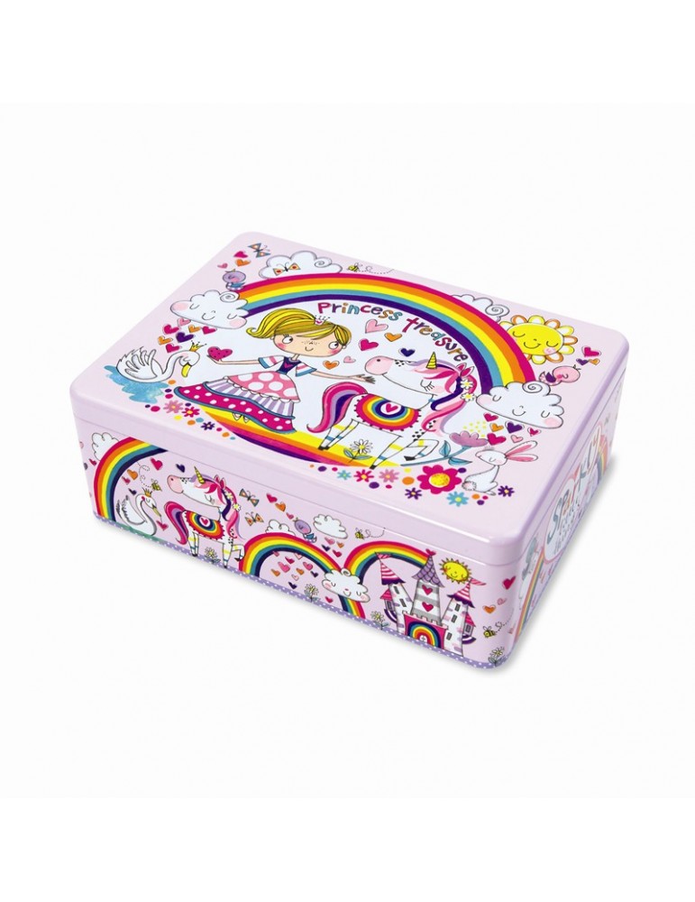 Boite de rangement rectangle metal princesse Rachel Ellen REHINTIN03Kiub Boite de rangement rectangle metal princesse Rachel Ellen REHINTIN03Kiub