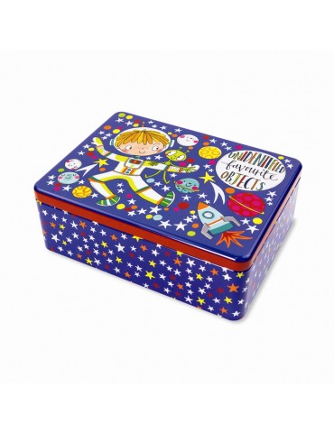 Boite de rangement rectangle metal astronaute Rachel Ellen REHINTIN04Kiub
