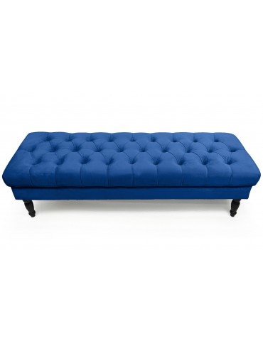 Banquette capitonnée Marilyn Velours Bleu lsr20025bluevelvet78