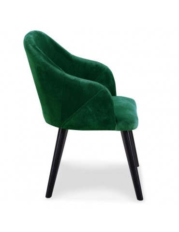 Lot de 2 fauteuils Liberto Velours Vert qh8929green56