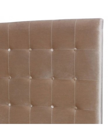 Tête de lit Luxor 140cm Velours Taupe lf155h140vtaupe