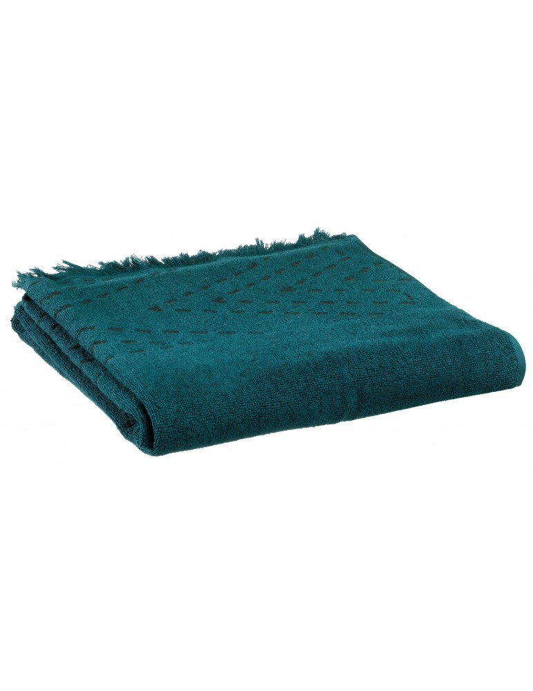 Drap de douche Julia Pétrole 70 x 140 5079429000Vivaraise Drap de douche Julia Pétrole 70 x 140 5079429000Vivaraise
