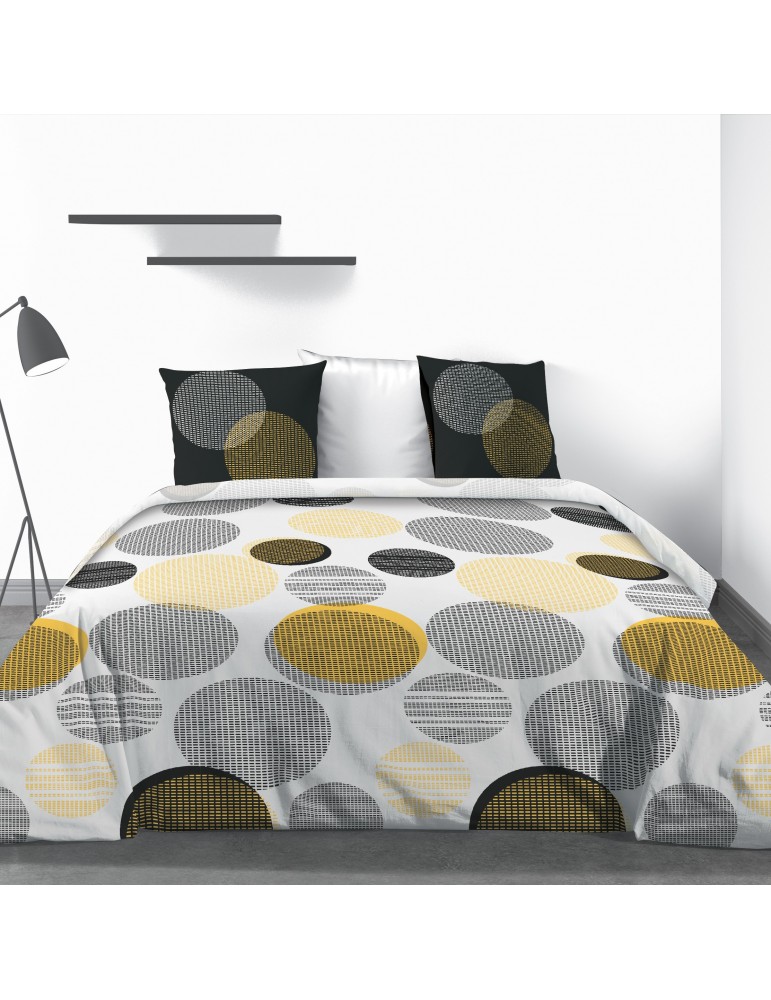 Parure de lit 2 personnes Stitchy avec drap plat et taies d'oreiller Imprimé 270 x 290 4793000503Les Ateliers du Linge Parure de lit 2 personnes Stitchy avec drap plat et taies d'oreiller Imprimé 270 x 290 4793000503Les Ateliers du Linge