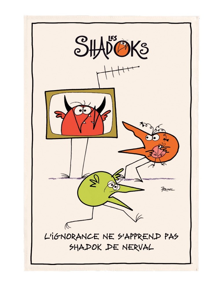 Torchon Shadoks L'ignorance Ecru 48 x 72 4433010000Winkler Torchon Shadoks L'ignorance Ecru 48 x 72 4433010000Winkler