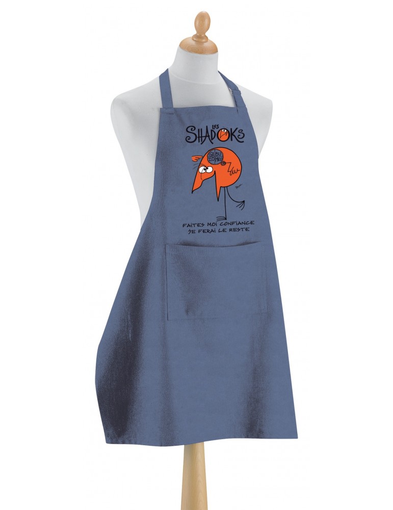 Tablier de cuisine Shadoks La confiance Jeans 90 x 72 4434065000Winkler Tablier de cuisine Shadoks La confiance Jeans 90 x 72 4434065000Winkler
