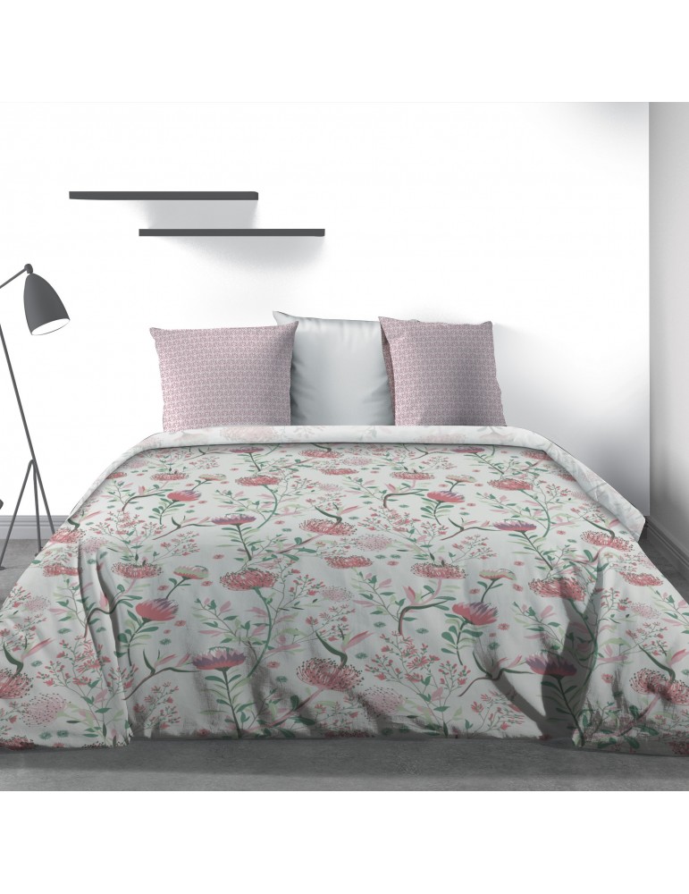Parure de lit 2 personnes Phytea Pink avec drap plat et taies d'oreiller Imprimé 240 x 290 3800000503Les Ateliers du Linge Parure de lit 2 personnes Phytea Pink avec drap plat et taies d'oreiller Imprimé 240 x 290 3800000503Les Ateliers du Linge